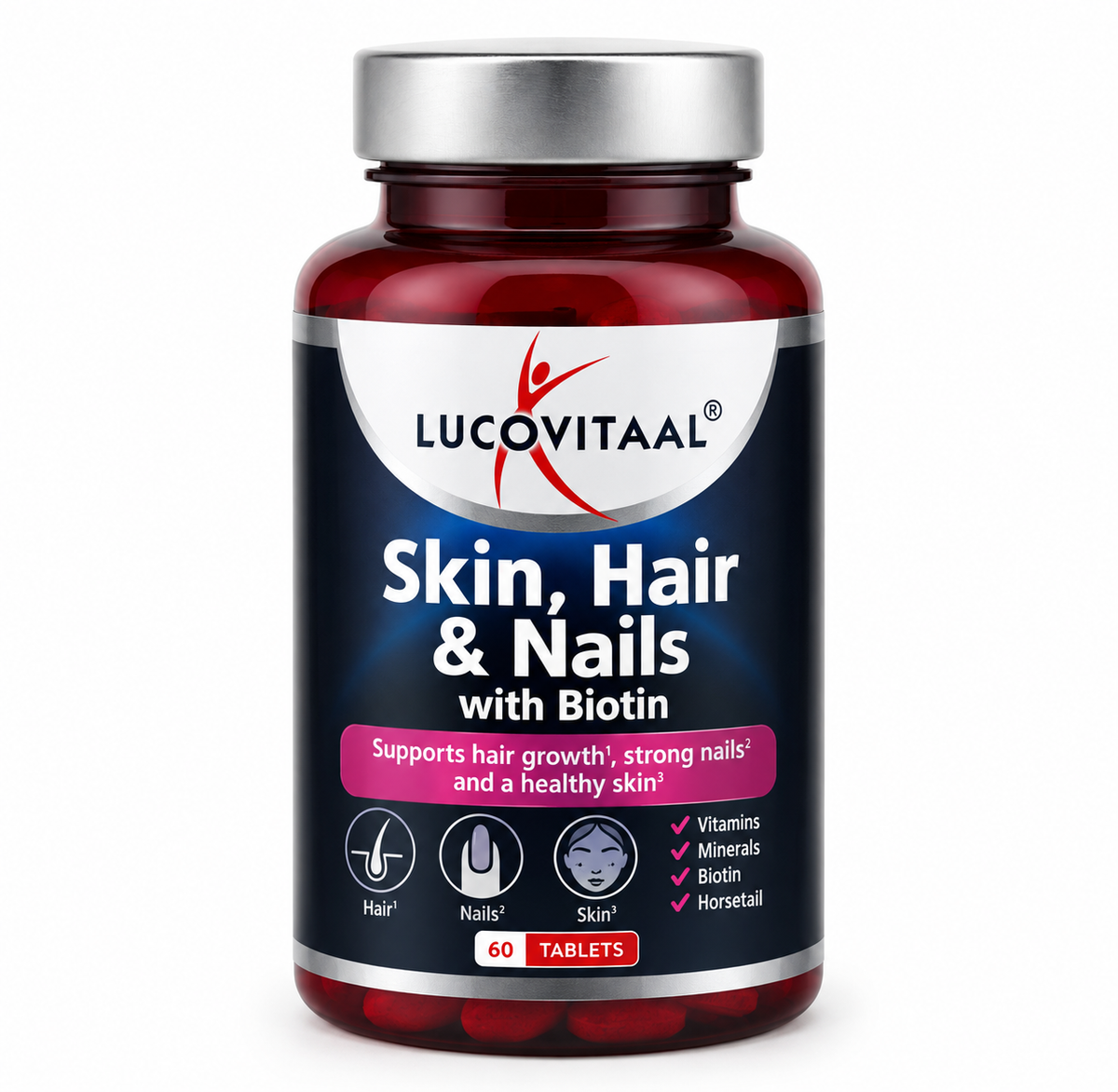 Lucovitaal Skin Hair & Nails – 60 Tablets